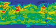 エアロゾルによる大気混濁度